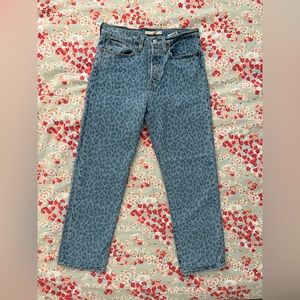 Nostalgic Vintage Cheetah Print Levi’s Jeans!